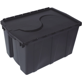 CAIXA PLASTICA COM TAMPA ACOPLADA BIPARTIDA 56 LITROS CAIXA PLASTICA COM TAMPA ACOPLADA BIPARTIDA 56 LITROS