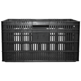 CAIXA PLÁSTICA HORTIFRUT 60 LITROS PRETA CAIXA PLÁSTICA HORTIFRUT 60 LITROS PRETA