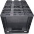 CAIXA PLASTICA K-AUTO R-KLT 4328 PRETA FUNDO ENCAIXAVEL