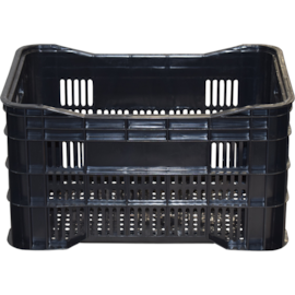 CAIXA PLÁSTICA MULTI-USO HORT FRUT 46L 36X31X56 CM PRETA CAIXA PLÁSTICA MULTI-USO HORT FRUT 46L 36X31X56 CM PRETA