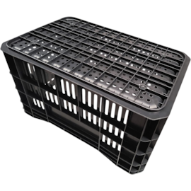 CAIXA PLÁSTICA MULTI-USO REFORÇADA 46L 36X31X56 CM PRETA