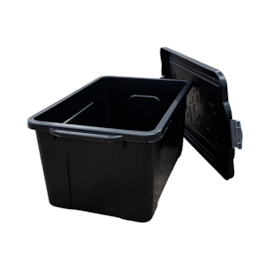 CAIXA PLASTICA ORGANIZADORA COM TAMPA 70 LITROS CAIXA PLASTICA ORGANIZADORA COM TAMPA 70 LITROS