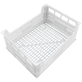 CAIXA PLÁSTICA VAZADA NATURAL 20 LITROS EMPILHAVEL   CAIXA PLÁSTICA VAZADA NATURAL 20 LITROS EMPILHAVEL