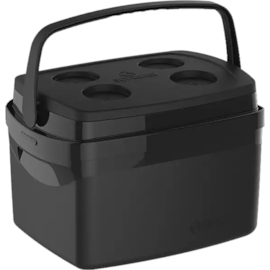 CAIXA TERMICA COOLER TROPICAL 12 LITROS PRETA  CAIXA TERMICA COOLER TROPICAL 12 LITROS PRETA