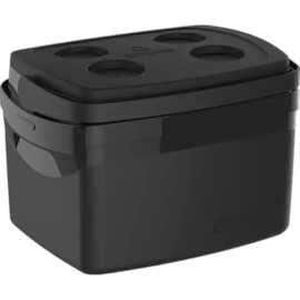 CAIXA TERMICA COOLER TROPICAL 12 LITROS PRETA  CAIXA TERMICA COOLER TROPICAL 12 LITROS PRETA