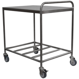 CARRO AUXILIAR BANDEJA MESA EM INOX 79 X 60 CM CARRO AUXILIAR BANDEJA MESA EM INOX 79 X 60 CM
