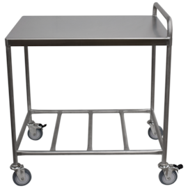 CARRO AUXILIAR BANDEJA MESA EM INOX 79 X 60 CM CARRO AUXILIAR BANDEJA MESA EM INOX 79 X 60 CM
