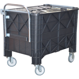 CARRO CAIXA 1030 NA COR PRETA COM TAMPA, DOBRADIÇAS E CABO  CARRO CAIXA 1030 NA COR PRETA COM TAMPA, DOBRADIÇAS E CABO