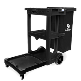 CARRO FUNCIONAL DE LIMPEZA AMERICA BLACK COM BOLSA  CARRO FUNCIONAL DE LIMPEZA AMERICA BLACK COM BOLSA