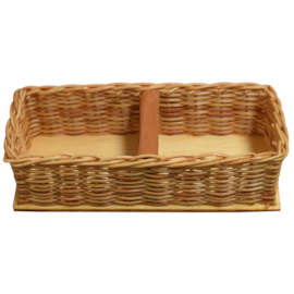 CESTA RETANGULAR COM DIVISORIA PORTA SACHE LISA 13 X 5,5 X 3,5 CM CESTA RETANGULAR COM DIVISORIA PORTA SACHE LISA 13 X 5,5 X 3,5 CM