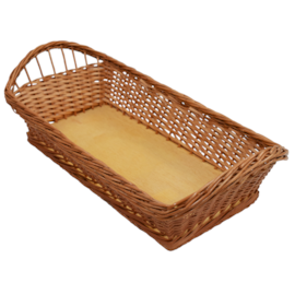 CESTA VIME RETANGULAR GRANDE PARA PÃES 44X20 CM CESTA VIME RETANGULAR GRANDE PARA PÃES 44X20 CM