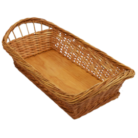 CESTA VIME RETANGULAR MEDIA PARA PÃES 39X18 CM CESTA VIME RETANGULAR MEDIA PARA PÃES 39X18 CM