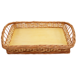 CESTA VIME RETANGULAR PEQUENA PARA CAFÉ DA MANHÃ 40X25 CM CESTA VIME RETANGULAR PEQUENA PARA CAFÉ DA MANHÃ 40X25 CM