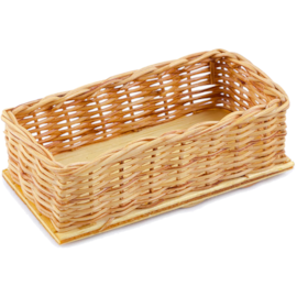 CESTINHA RETANGULAR PORTA SACHE LISA 12 X 6,5 X 3 CM CESTINHA RETANGULAR PORTA SACHE LISA 12 X 6,5 X 3 CM