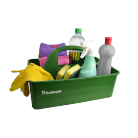 CESTO FUNCIONAL PARA LIMPEZA VERDE