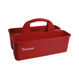 CESTO FUNCIONAL PARA LIMPEZA VERMELHO