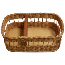 CESTO GALHETEIRO RETANGULAR COM 2 DIVISÓRIAS CESTO GALHETEIRO RETANGULAR COM 2 DIVISÓRIAS