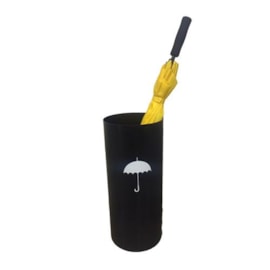 CESTO PLÁSTICO PORTA GUARDA CHUVA 22 LITROS PRETO  CESTO PLÁSTICO PORTA GUARDA CHUVA 22 LITROS PRETO