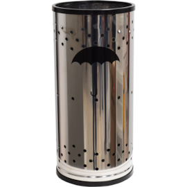 CESTO PORTA GUARDA CHUVA INOX PERFURADO COM ADESIVO  CESTO PORTA GUARDA CHUVA INOX PERFURADO COM ADESIVO