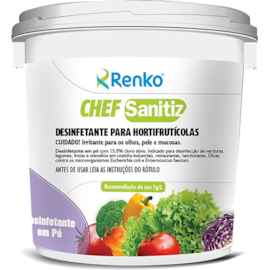 CHEF SANITIZ 1KG DESINFETANTE PARA HORTIFRUT CHEF SANITIZ 1KG DESINFETANTE PARA HORTIFRUT