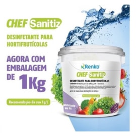 CHEF SANITIZ 1KG DESINFETANTE PARA HORTIFRUT CHEF SANITIZ 1KG DESINFETANTE PARA HORTIFRUT
