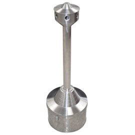CINZEIRO BITUQUEIRA EM INOX 10 LITROS FECHAMENTO COM TRAVAS CINZEIRO BITUQUEIRA EM INOX 10 LITROS FECHAMENTO COM TRAVAS