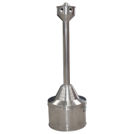 CINZEIRO BITUQUEIRA EM INOX 10 LITROS FECHAMENTO COM TRAVAS CINZEIRO BITUQUEIRA EM INOX 10 LITROS FECHAMENTO COM TRAVAS