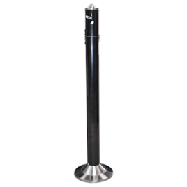 CINZEIRO BITUQUEIRA PEDESTAL EM INOX PRETO CINZEIRO BITUQUEIRA PEDESTAL EM INOX PRETO