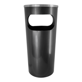 CINZEIRO LIXEIRA EM PLÁSTICO COM ARO EM ALUMÍNIO CINZEIRO LIXEIRA EM PLÁSTICO COM ARO EM ALUMÍNIO