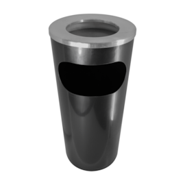 CINZEIRO LIXEIRA EM PLÁSTICO COM ARO EM ALUMÍNIO CINZEIRO LIXEIRA EM PLÁSTICO COM ARO EM ALUMÍNIO