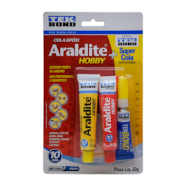 COLA EPÓXI ARALDITE KIT HOBBY 23G + COLA INSTANTANEA 2G BLISTER COLA EPÓXI ARALDITE KIT HOBBY 23G + COLA INSTANTANEA 2G BLISTER
