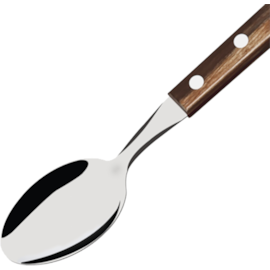 COLHER DE MESA INOX POLYWOOD MADEIRA CASTANHO COLHER DE MESA INOX POLYWOOD MADEIRA CASTANHO