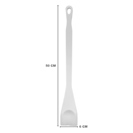 COLHER REFORÇADA PARA MASSA 50 CM EM POLIETILENO 100º COLHER REFORÇADA PARA MASSA 50 CM EM POLIETILENO 100º