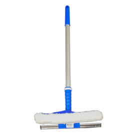 COMBINADO RODO LIMPA VIDROS 25CM COM LUVA E CABO 50CM COMBINADO RODO LIMPA VIDROS 25CM COM LUVA E CABO 50CM