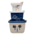 CONJUNTO 3 POTES CONECT DECORADOS DISNEY MICKEY
