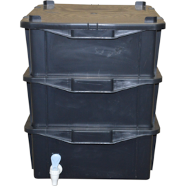 CONJUNTO COMPOSTEIRA PEQUENA 45 LITROS MODELO 012 CONJUNTO COMPOSTEIRA PEQUENA 45 LITROS MODELO 012