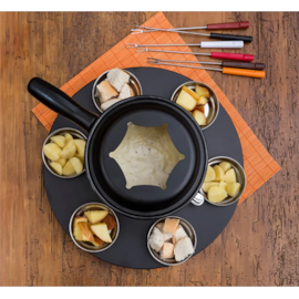 CONJUNTO DE FONDUE 17 PEÇAS AÇO ESMALTADO BRINOX 1249/116 CONJUNTO DE FONDUE 17 PEÇAS AÇO ESMALTADO BRINOX 1249/116