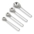 CONJUNTO MEDIDO INOX  COLHER 4PCS TOP PRATIC