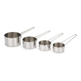 CONJUNTO MEDIDPR INOX  XÍCARA 4PCS TOP PRATIC