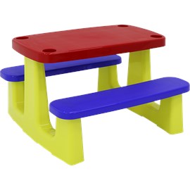 CONJUNTO MESA E BANQUETA ESCOLAR INFANTIL PIC-NIC  CONJUNTO MESA E BANQUETA ESCOLAR INFANTIL PIC-NIC