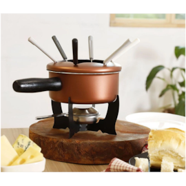 CONJUNTO PARA FONDUE 10 PEÇAS BRINOX COBRE 1254/116 CONJUNTO PARA FONDUE 10 PEÇAS BRINOX COBRE 1254/116