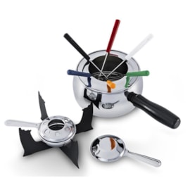 CONJUNTO PARA FONDUE AÇO INOX 11 PEÇAS BRINOX 1241/116 CONJUNTO PARA FONDUE AÇO INOX 11 PEÇAS BRINOX 1241/116