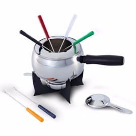 CONJUNTO PARA FONDUE AÇO INOX 11 PEÇAS BRINOX 1241/116 CONJUNTO PARA FONDUE AÇO INOX 11 PEÇAS BRINOX 1241/116