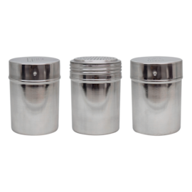 CONJUNTO PARA TEMPEROS COMDIMENTOS EM INOX 3 PEÇAS CONJUNTO PARA TEMPEROS COMDIMENTOS EM INOX 3 PEÇAS