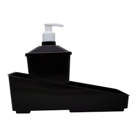 CONJUNTO PORTA DETERGENTE 3 EM 1 CORES PRETO CONJUNTO PORTA DETERGENTE 3 EM 1 CORES PRETO