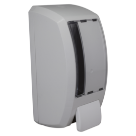 DISPENSER ALCOOL GEL E SABONETEIRA EM ABS COM RESERVATÓRIO 1 LITRO BRANCA DISPENSER ALCOOL GEL E SABONETEIRA EM ABS COM RESERVATÓRIO 1 LITRO BRANCA