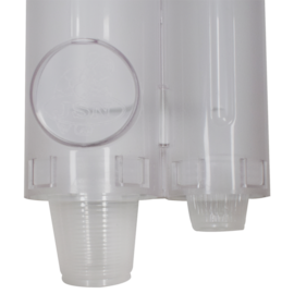 DISPENSER COMBINADO PARA COPOS DE AGUA E CAFÉ DISPENSER COMBINADO PARA COPOS DE AGUA E CAFÉ