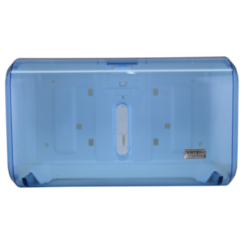 DISPENSER PAPEL TOALHA INTERFOLHA COMPACTO GLASS AZUL DISPENSER PAPEL TOALHA INTERFOLHA COMPACTO GLASS AZUL
