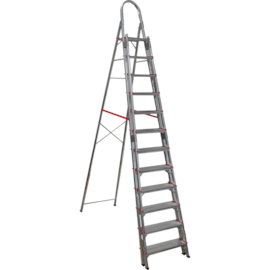 ESCADA ALUMINIO COM 12 DEGRAUS DUPLOS REFORÇADA ESCADA ALUMINIO COM 12 DEGRAUS DUPLOS REFORÇADA