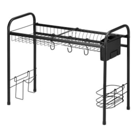 ESCORREDOR DE LOUÇA ORGANIZADOR DE PIA BLACK